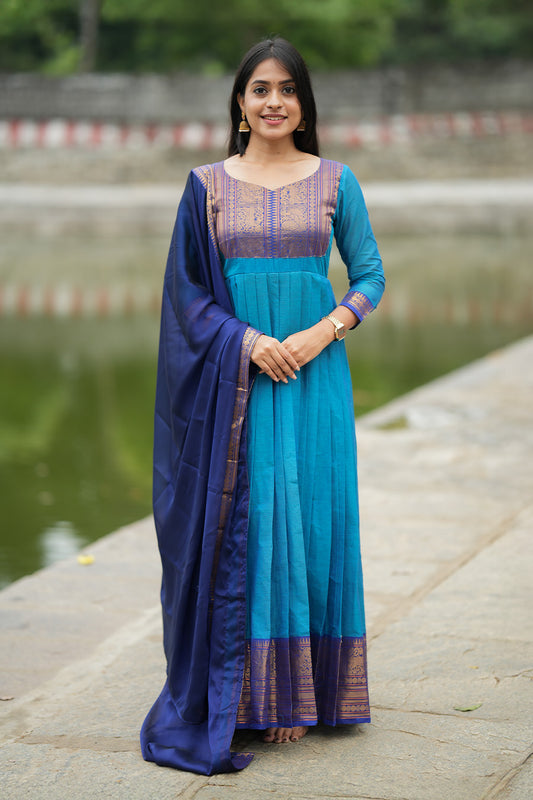 Meenakshi Edition (Peacock Blue)