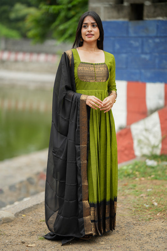 Meenakshi Edition (Parrot Green)