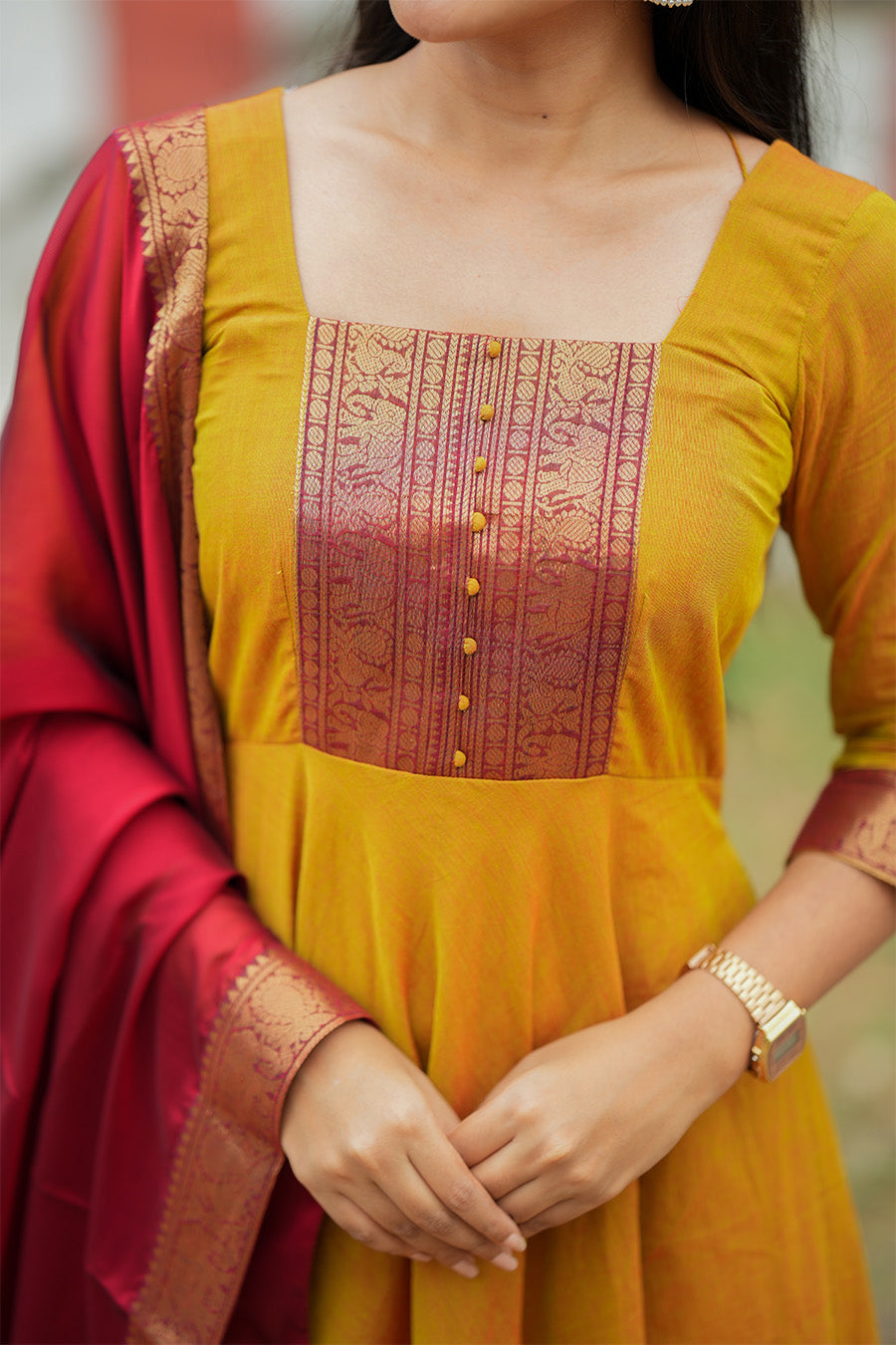 Meenakshi Edition (Mustard Yellow)